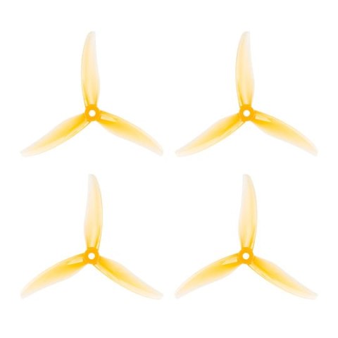 Propellers Gemfan-Freestyle 3S 3-Blade 5mm Shaft (Mango Yellow) Propellers Gemfan-Freestyle 3S 3-Blade 5mm Shaft (Mango Yellow)