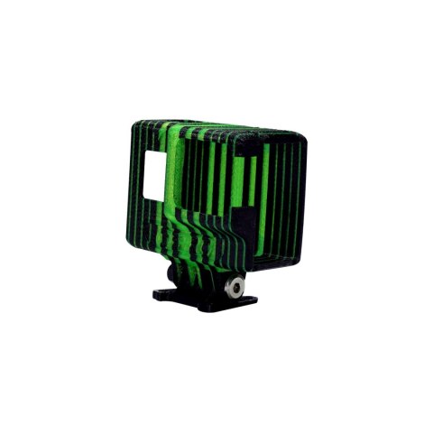 TPU Mount GEPRC CineLog35 GoPro 5/6/7 (Black Green) TPU Mount GEPRC CineLog35 GoPro 5/6/7 (Black Green)