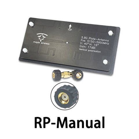 Antenna Maple Wireless 17dB directional (RP-Manual) Antenna Maple Wireless 17dB directional (RP-Manual)