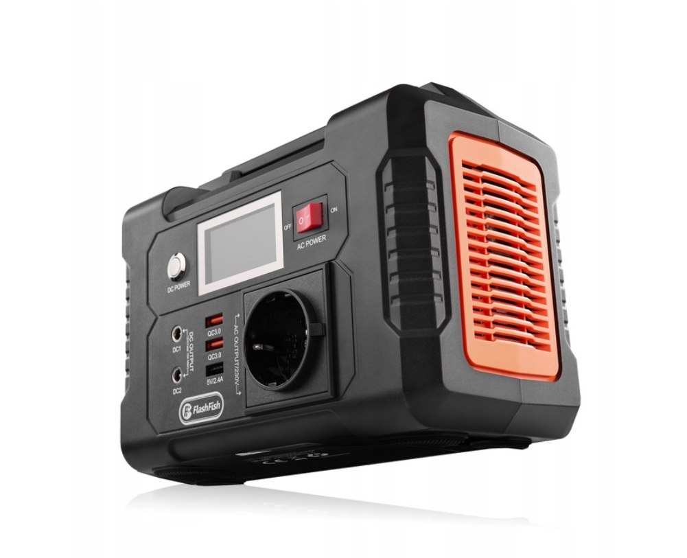 FlashFish E200 – Przenośna Stacja Zasilania 200W Kod producenta 5906639904328